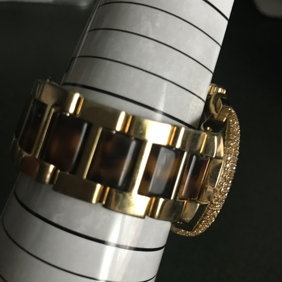 Michael Kors Camille Chronograph Tortoise Shell Dial Women’s Watch MK-5901 - Picture 14 of 16